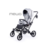 Mewa light gray special needs stroller