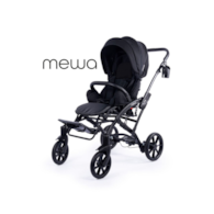 Mewa black special needs stroller